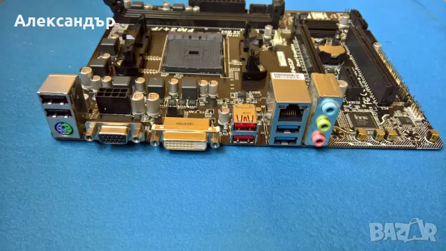GIGABYTE GA-F2A88XM-DS2P, FM2+/FM2, до 64GB DDR3, USB 3.1, снимка 2 - Дънни платки - 55874445