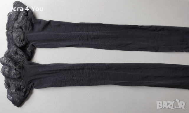 S черни чорапи със силикон, снимка 6 - Бельо - 52459895