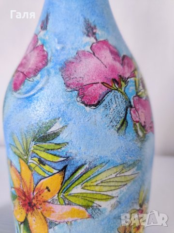 Декорирана бутилка 750 мл, снимка 2 - Декорация за дома - 40251029