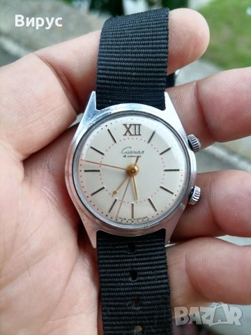 Колекционерски Руски часовник Сигнал  звънец  , снимка 1 - Мъжки - 41189451