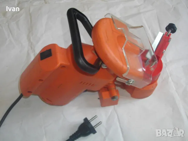 220 вата Немска ЕЛЕКТРИЧЕСКА МАШИНА ЗАТОЧВАНЕ НА ВЕРИГИ ATIKA ОТЛИЧНА 0-30 Градуса Точене, снимка 13 - Други инструменти - 47421929