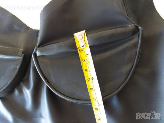 Сутиен от латекс в черно, снимка 12 - Бельо - 36323354