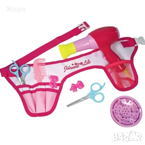 Детски фризьорски комплект в колан КН2430, снимка 8 - Образователни игри - 48020453