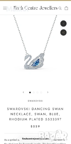 Дамско колие Swarovski, снимка 4 - Колиета, медальони, синджири - 53286605