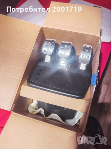 Волан и педали, кормило за плейстейшън logitech g23, снимка 4 - Игри за PlayStation - 51850443