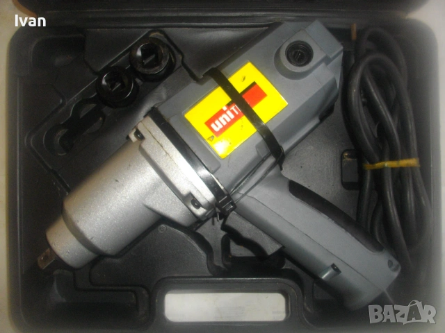 Немски оригинален ел. гайковерт 1/2 UNITEC 900W 300Nm 2013т. , снимка 2 - Други инструменти - 53407156