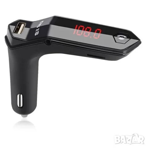 FM трансмитер 12V с Bluetooth 4.2 CVC 2 USB и TF карта