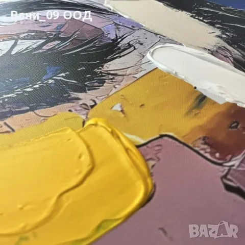 100см! Картина-канава с релефни елементи , снимка 3 - Декорация за дома - 49629887