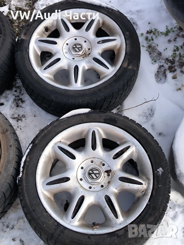 Джанти с гуми 17 цола 5х100 за Голф 4 Ауди А3 Сеат Шкода Бора VW Golf 4 Audi A3 Seat Skoda Bora , снимка 2 - Гуми и джанти - 53083992