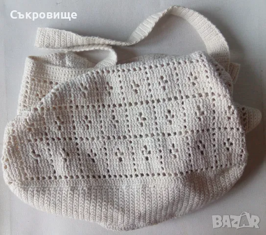 Плетена чанта на една кука тип торба, снимка 8 - Чанти - 48275416