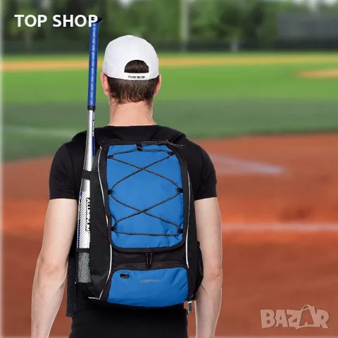 Спортна раница Amazon Basics NAVY, снимка 5 - Бейзбол - 48596721