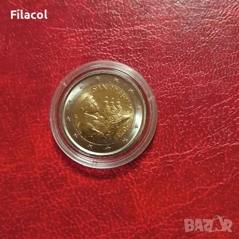 Сан Марино 2 евро 2024 UNC