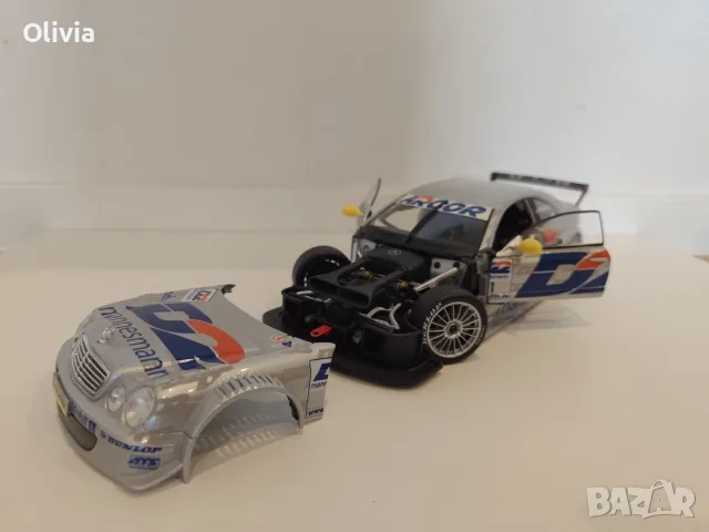 Porsche Carrera 1:18 Mercedes DTM , Ferrari Testarossa Mira, Maisto , снимка 17 - Колекции - 55726607