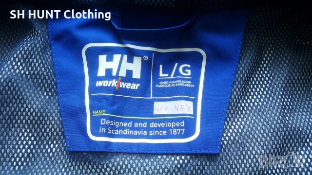HELLY HANSEN 71050 Aker Shell Waterproof Work Jacket размер L работно яке водонепромокаемо W4-457, снимка 14 - Якета - 52028016