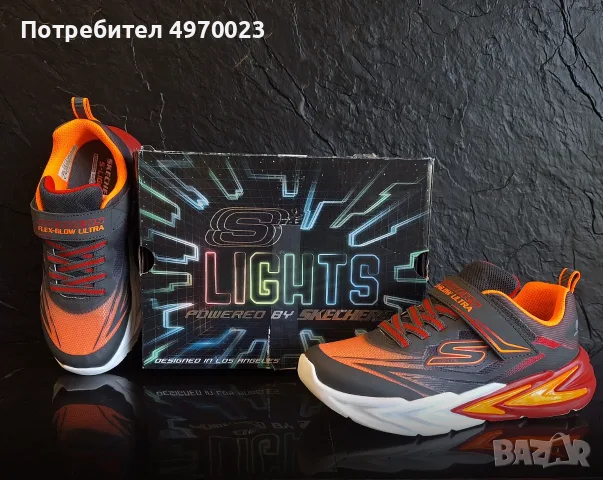 SKECHERS Flex‑Glow Ultra (размер 35), снимка 2 - Детски маратонки - 56371151