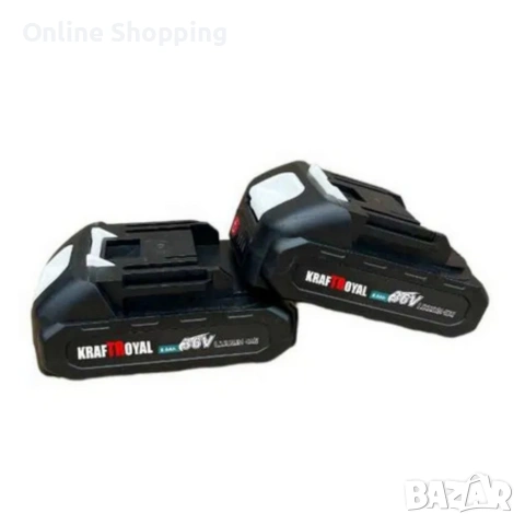 Комплект акумулаторна ножица KraftRoyal с 2 батерии и куфар — мощно и прецизно рязане, снимка 6 - Градински инструменти - 53336248