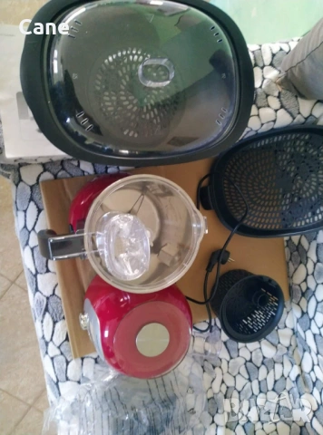 Немски мултифункционален кухненски робот 10-в-1 Gourmetmaxx Deluxe, снимка 3 - Други - 53857833