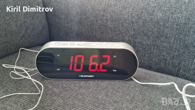 Цифров радио часовник Blaupunkt CR6SL, снимка 4 - Радиокасетофони, транзистори - 52773147
