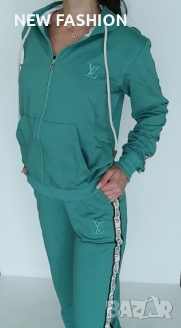 Дамски Памучни Екипи - лого Бродирано ✨ Louis Vuitton , снимка 5 - Спортни екипи - 51629450