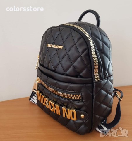 Черна раница  Love Moschino код SG 424, снимка 4 - Раници - 33341374