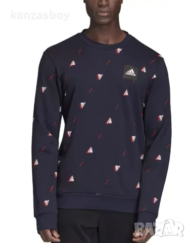 ADIDAS Must Haves Graphic Crew - страхотна мъжка блуза С