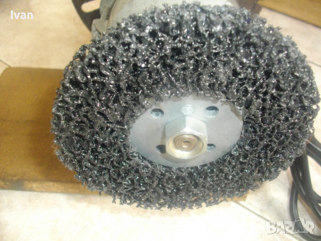 Немски Ел.Шмиргел Einhell-3000 об/мин-180W/120W-Старо Качество-Почти Нов-С Дървена Основа-Отличен, снимка 9 - Други инструменти - 41368474