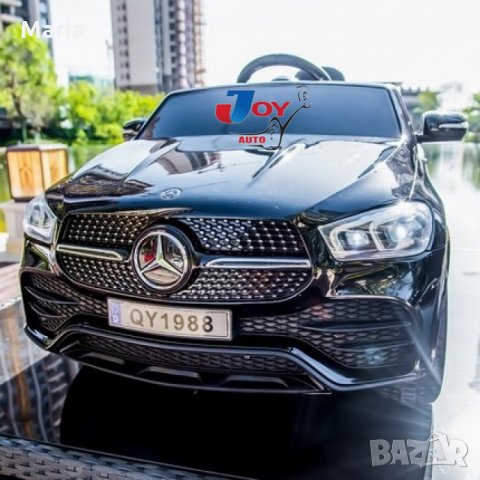 Акумулаторен джип Mercedes GLE450 Licensed 12V батерия,MP3, с меки гуми с Кожена седалка,Металик боя, снимка 17 - Детски велосипеди, триколки и коли - 34367708