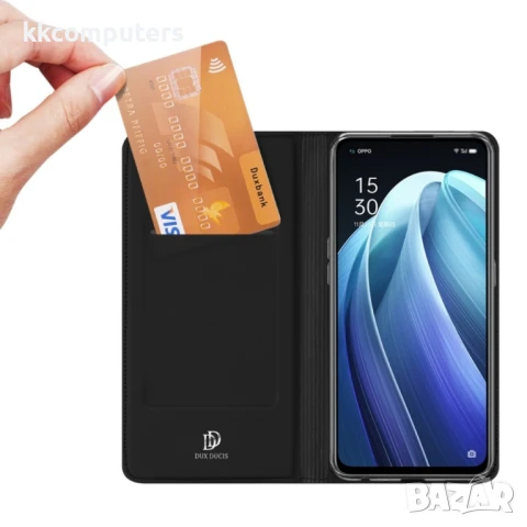 OPPO Reno7 5G / Find X5 Lite DUX DUCIS Кожен Калъф и Протектор, снимка 4 - Калъфи, кейсове - 51340977