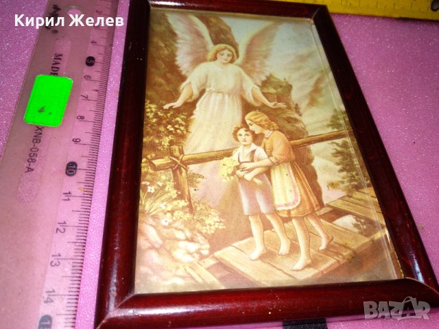 1933г. СТАРА КАРТИЧКА АНГЕЛ-ХРАНИТЕЛ ЧЕРНОБЯЛА в РЕТРО РАМКА с ПАМЕТЕН НАДПИС на ГЪРБА 42826, снимка 9 - Филателия - 44211977
