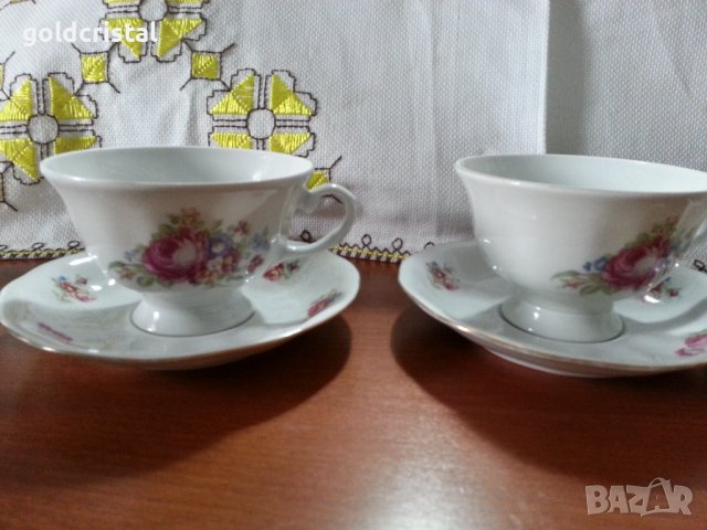 Полски порцелан чаши за чай , снимка 2 - Антикварни и старинни предмети - 40556123