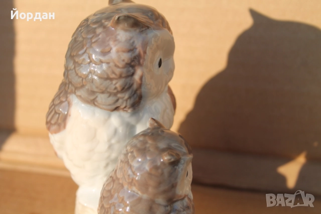 Порцеланова фигурка ''Бухал'' , снимка 8 - Колекции - 52335358