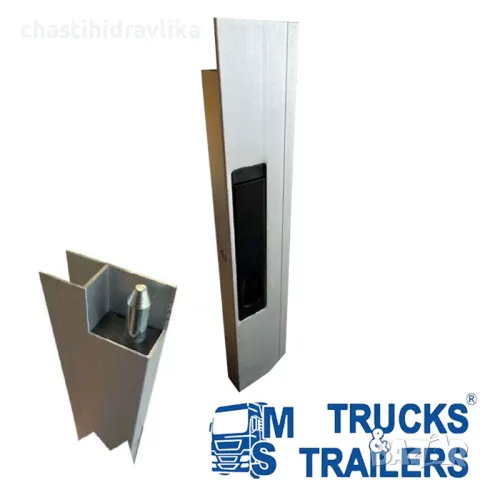 Алуминиева колонка с ключалка EVO - лява/дясна 35180400, снимка 2 - Части - 49762821