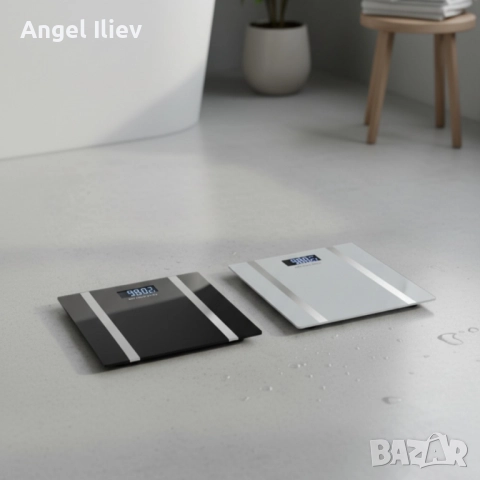 Дигитален кантар за тегло Rosberg R51650I, с Bluetooth, LCD екран, до 180кг, снимка 3 - Друга електроника - 52488395