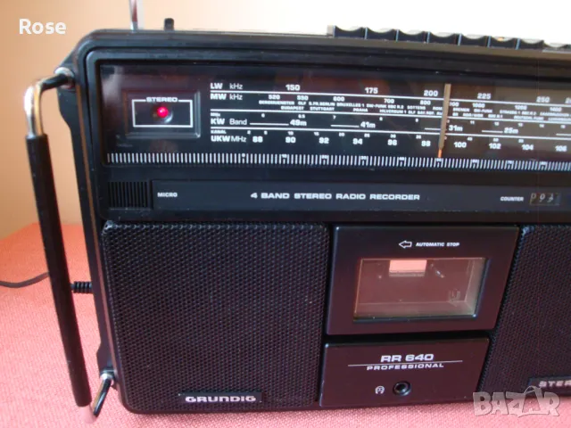 GRUNDIG RR640 Professional ,1981год , снимка 4 - Радиокасетофони, транзистори - 50325552