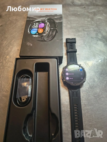 Смарт часовник 1.73”AMOLED Full Touch, ESL от Essential Level®, Смарт часовник за мъже, 1000mAh, снимка 3 - Смарт часовници - 53356257