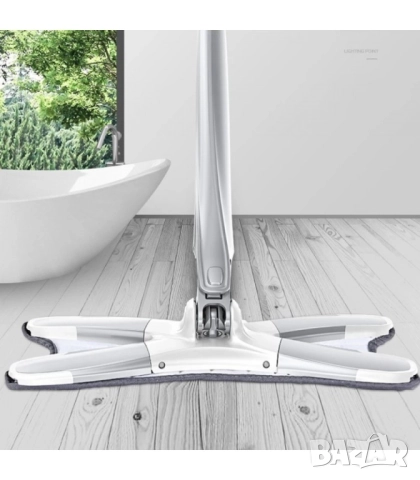 🧼 Уред с микрофибърна подложка за миене на под 