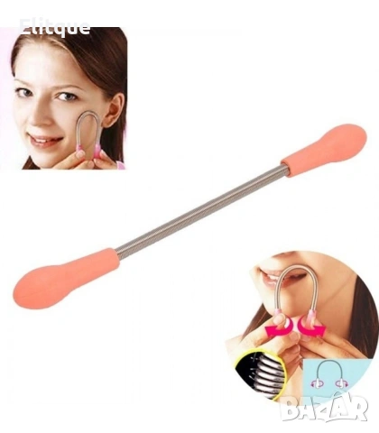 Ръчен уред за обезкосмяване на лице – пружинен епилатор 👩‍🦰, снимка 4 - Други - 53252218