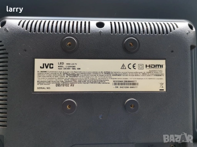 Телевизор JVC LT-32VH3905 на части