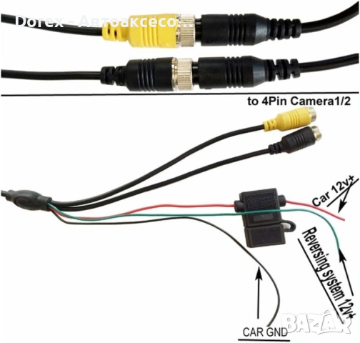 Камера за задно виждане за автомобил бус камион каравана джип и др., снимка 8 - Аксесоари и консумативи - 53618453
