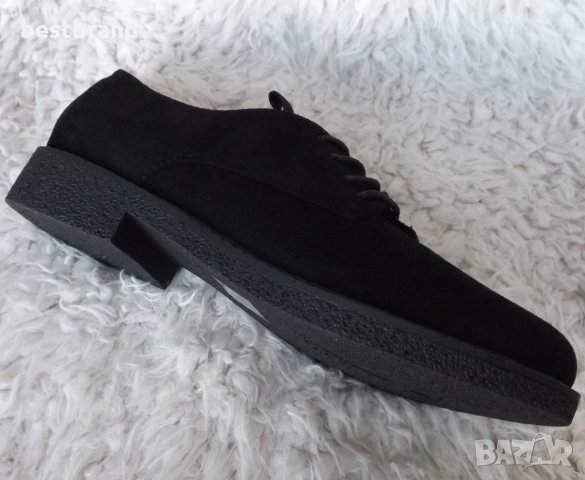 Обувки, велур, черни, код 271/ББ2/30, снимка 5 - Дамски ежедневни обувки - 35799591