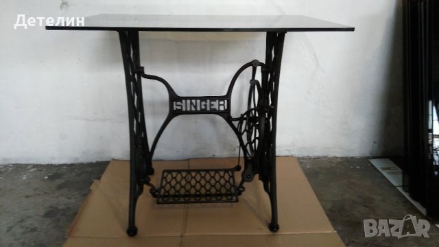 интериорни маси от стари шевни машини, снимка 2 - Маси - 42665777