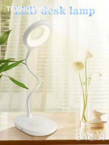 Настолна LED лампа за бюро , снимка 4 - Настолни лампи - 41208877