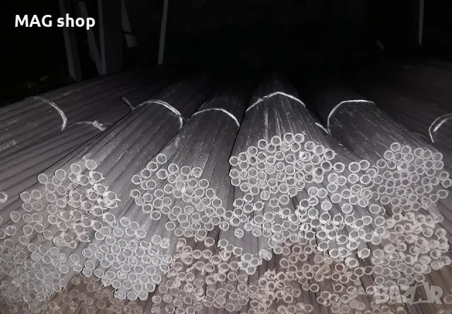 МЕТАЛЕН кол с ПВЦ покритие за разсад заострен връх 150см 180см 210см Ф20 Метални колове за домати зе, снимка 4 - Оранжерии - 49694948