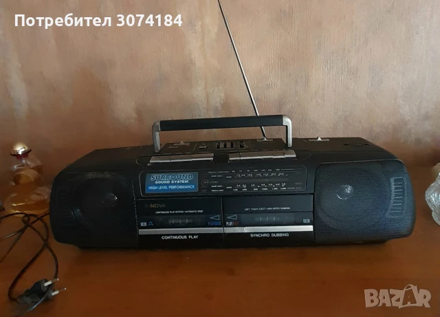 Двукасетъчен радиокасетофон NOVA , снимка 7 - Радиокасетофони, транзистори - 51402756