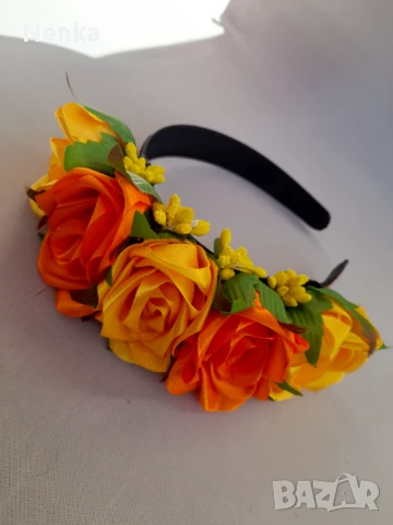 Венчета, китки,шноли за народна носия , снимка 5 - Аксесоари за коса - 50764933