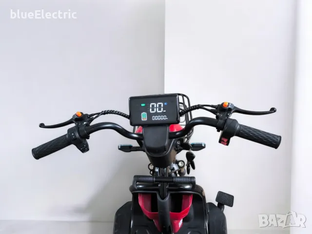 Електрическа триместна триколка blueElectric C1 1800W | 48V | 24Ah | RACING RED, снимка 13 - Мотоциклети и мототехника - 49745536