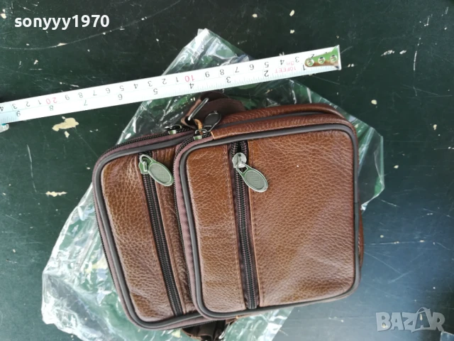 КАФЯВА КОЖЕНА ЧАНТА 1907251817, снимка 5 - Чанти - 51075081