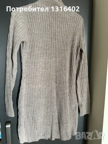 Дамска дълга жилетка размер S, снимка 4 - Жилетки - 49593554