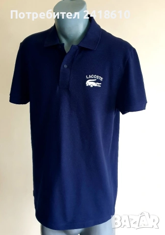 Lacoste Regular Fit Pique Cotton Mens Size 4 - M НОВО! ОРИГИНАЛ! Мъжка Тениска!, снимка 12 - Тениски - 53520934