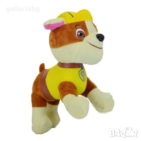 Голяма плюшена играчка на Ръбъл - Пес патрул (Rubble, PAW Patrol)